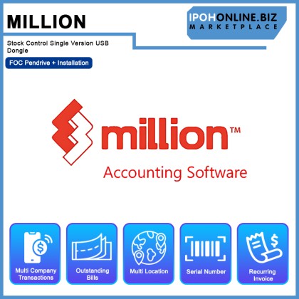 Million Stock Control Single Version USB Dongle - FOC Pendrive + Installation
